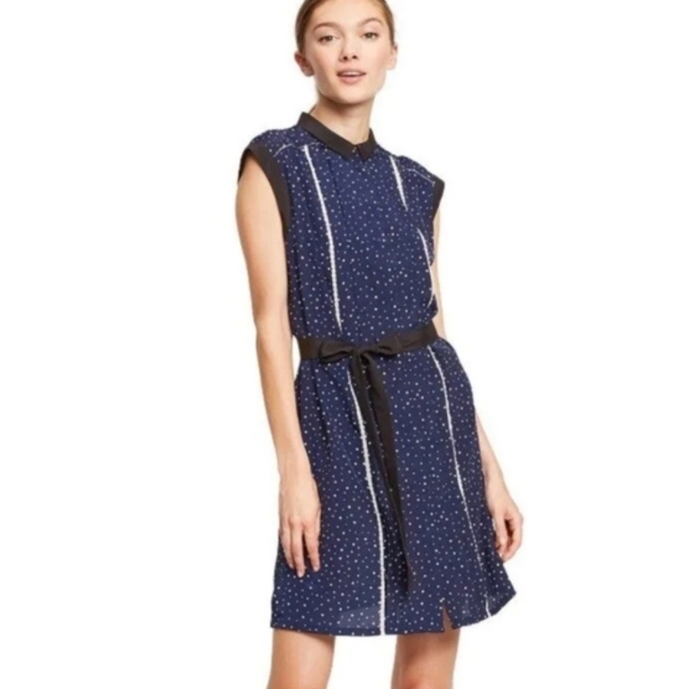 Jason Wu For Target Navy Polka Dot Dress
